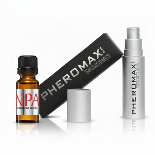 Zestaw feromonów Pheromax + NPA dla kobiet - Pewność siebie plus uwodzenie - 19 ml